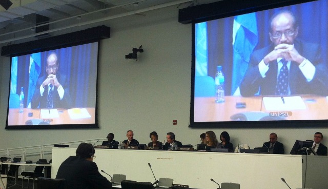 Ambassador Nishida chaired the Peacebuilding Commission (PBC) Working Group on Lessons Learned (WGLL) meeting