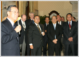 Amb. Oshima addresses the guests.