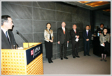 Amb. Oshima toasts Secretary-General-designate Ban Ki Moon.