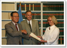 Deposit of the Instrument of Accession to the Rome Statute of the International Criminal Court（ICC）